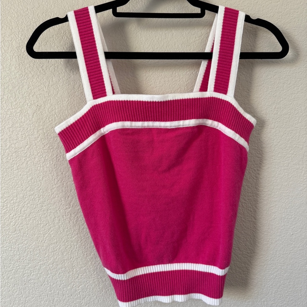 Vibrant Pink Knit Sweater